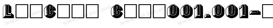 LeeCaps Caps001.001字体转换